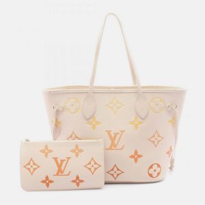 Louis Vuitton Neverfull MM Bicolour Monogram Empreinte Leather Shoulder Bag, Tote Handbags - Luxury Closet catalog