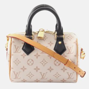 Louis Vuitton Speedy Bandouliere 20 Tricolour Monogram Coated Canvas Leather Handbag, Handbags - Luxury Closet catalog