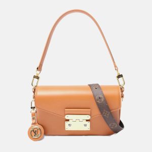 Louis Vuitton Swing Brown Calfskin Coated Canvas Leather Handbag, Satchels - Luxury Closet catalog