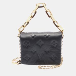 Louis Vuitton Black Monogram Embossed Puffy Lambskin Coussin Belt Bag, Handbags - Luxury Closet catalog