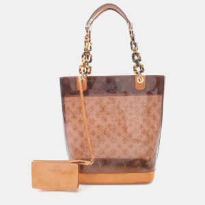 Louis Vuitton Cabas Amble Mm Tote Bag Monogram Plastics Brown, Tote Handbags - Luxury Closet catalog