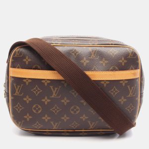 Louis Vuitton Reporter PM Brown Monogram Canvas Leather Crossbody Bag, Handbags - Luxury Closet catalog