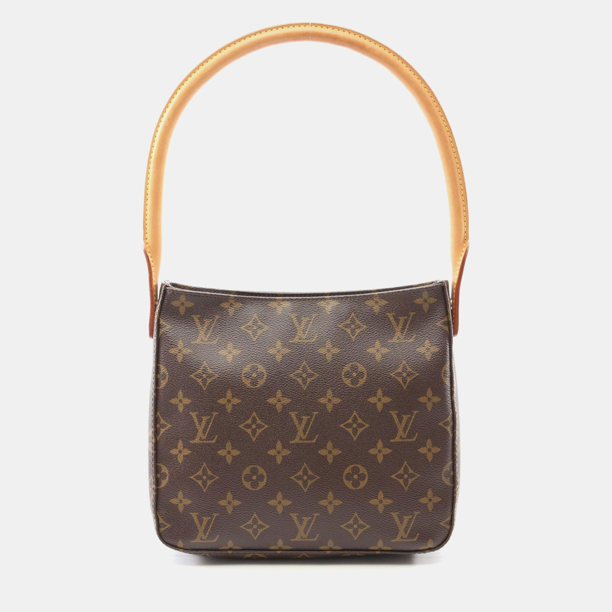 Louis Vuitton Looping MM Brown Monogram Canvas One Shoulder Bag, Tote Handbags - Luxury Closet catalog