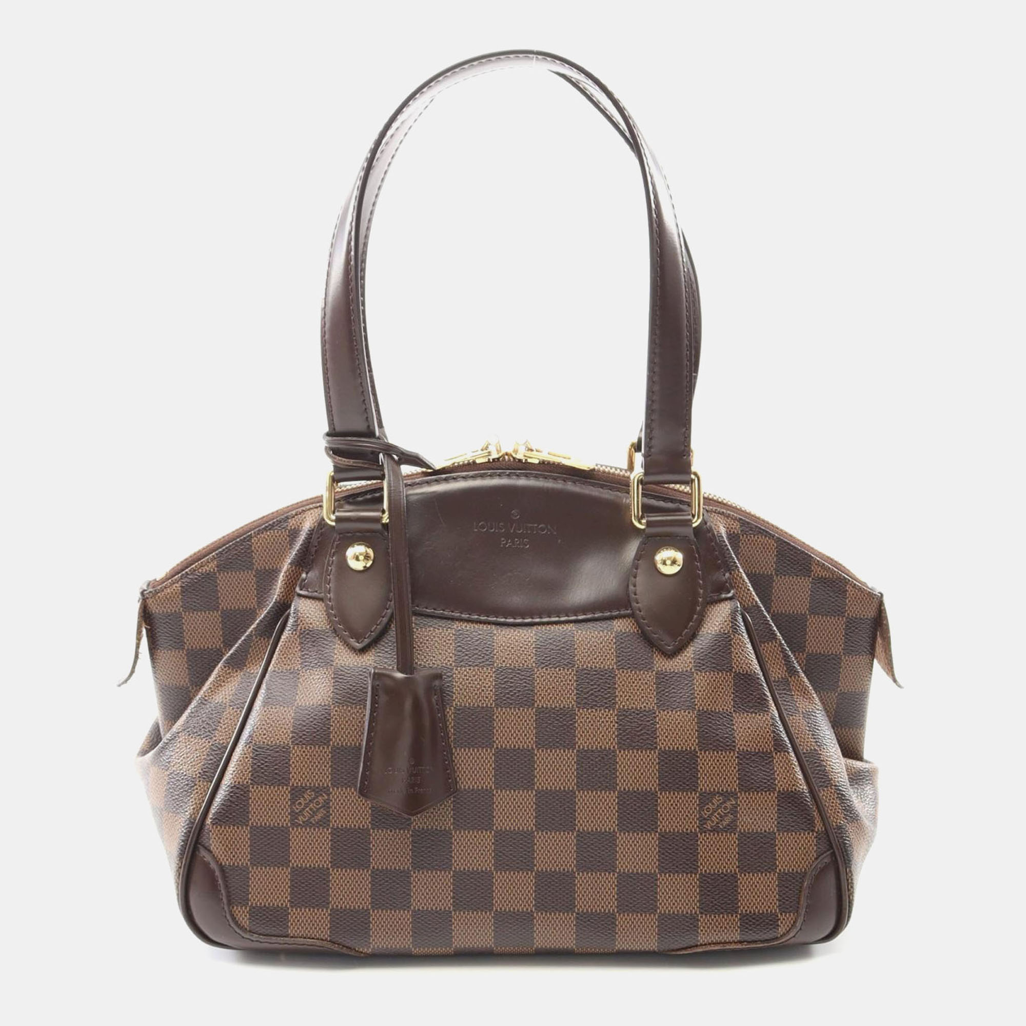 Louis Vuitton Verona PM Brown Damier Ebene Canvas Leather Shoulder Bag, Tote Handbags - Luxury Closet catalog