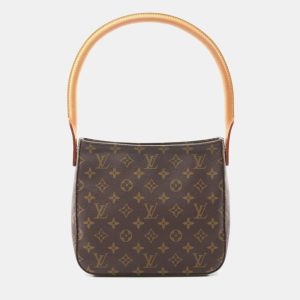 Louis Vuitton Looping MM Brown Monogram Canvas Shoulder Bag, Satchels - Luxury Closet catalog