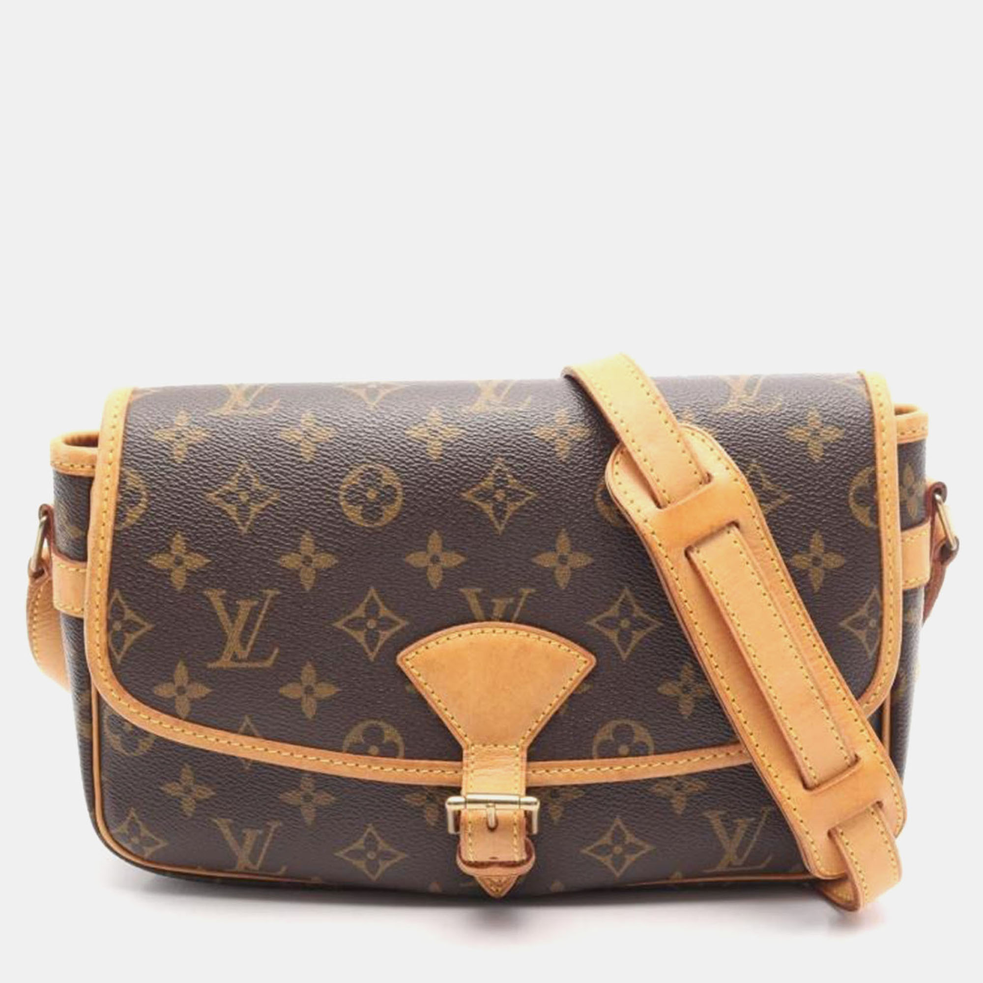Louis Vuitton Sologne Brown Monogram Canvas Shoulder Bag, Handbags - Luxury Closet catalog