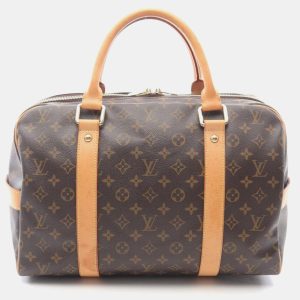 Louis Vuitton Carryall Brown Monogram Canvas Duffle Bag, Handbags - Luxury Closet catalog
