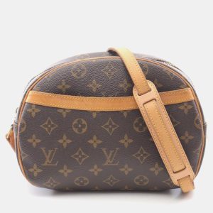 Louis Vuitton Blois Brown Monogram Canvas Shoulder Bag, Handbags - Luxury Closet catalog