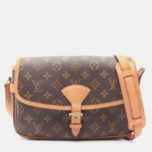 Louis Vuitton Sologne Brown Monogram Canvas Shoulder Bag, Handbags - Luxury Closet catalog