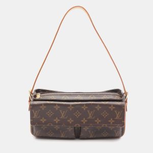 Louis Vuitton Vivacite MM Brown Monogram Canvas Shoulder Bag, Satchels - Luxury Closet catalog