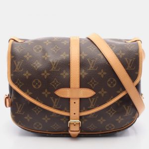 Louis Vuitton Saumur 30 Brown Monogram Canvas Crossbody Bag, Handbags - Luxury Closet catalog