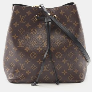 Louis Vuitton NeoNoe PM Brown Noir Monogram Canvas Shoulder Bag, Handbags - Luxury Closet catalog