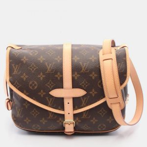 Louis Vuitton Saumur 30 Brown Monogram Canvas Crossbody Bag, Handbags - Luxury Closet catalog