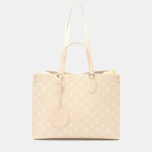 Louis Vuitton OnTheGo MM Rose Beige Monogram Empreinte Leather Tote Bag, Tote Handbags - Luxury Closet catalog