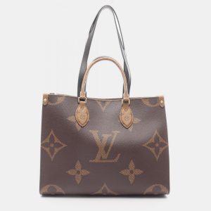 Louis Vuitton OnTheGo MM Brown Monogram Giant Reverse Canvas Tote Bag, Tote Handbags - Luxury Closet catalog