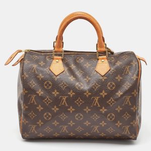 Louis Vuitton Monogram Canvas Speedy 30 Bag, Satchels - Luxury Closet catalog