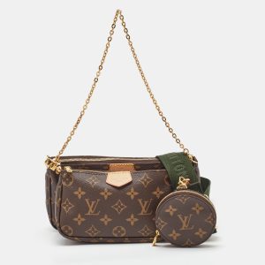 Louis Vuitton Khaki Monogram Canvas Multi Pochette Accessories Bag, Shoulder Bags - Luxury Closet catalog