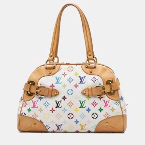 Louis Vuitton Brown White Monogram Multicolore Claudia, Shoulder Bags - Luxury Closet catalog