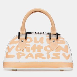 Louis Vuitton Beige/White Stephen Sprouse Graffiti Alma PM Bag, Satchels - Luxury Closet catalog