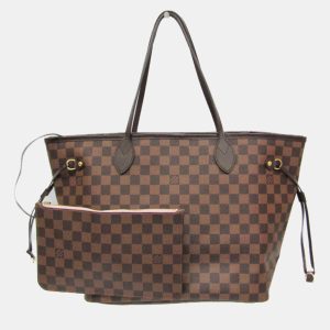 Louis Vuitton Neverfull MM Damier Ebene Rose Ballerine Coated Canvas Tote Bag, Tote Handbags - Luxury Closet catalog