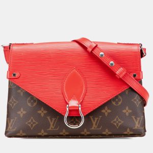 Louis Vuitton Brown Red Monogram Epi Saint Michel, Shoulder Bags - Luxury Closet catalog