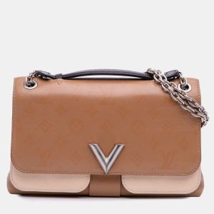Louis Vuitton Brown Monogram Cuir Plume Ecume Very Chain Satchel, Satchels - Luxury Closet catalog