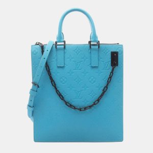 Louis Vuitton Blue Monogram Taurillon Sac Plat, Satchels - Luxury Closet catalog