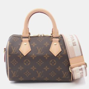 Louis Vuitton Speedy Bandouliere 20 Beige Monogram Canvas Leather Handbag, Handbags - Luxury Closet catalog