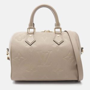 Louis Vuitton Speedy Bandouliere 25 Tourterelle Monogram Empreinte Leather Handbag, Handbags - Luxury Closet catalog