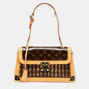 Louis Vuitton Brown Limited Edition Monogram Vinyl Tweedy Rabat, Shoulder Bags - Luxury Closet catalog