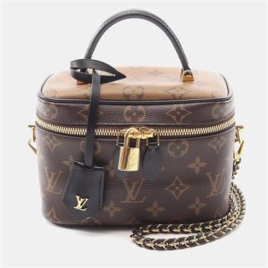 Louis Vuitton Vanity PM Monogram Reverse Canvas Leather Handbag, Satchels - Luxury Closet catalog