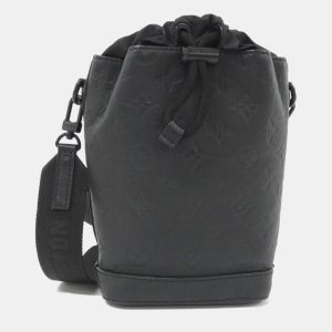 Louis Vuitton Noe Sling Black Monogram Shadow Leather Shoulder Bag, Handbags - Luxury Closet catalog