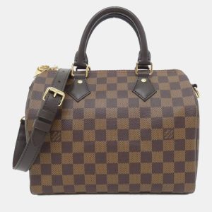 Louis Vuitton Speedy Bandouliere 25 Damier Ebene Canvas Boston Bag, Handbags - Luxury Closet catalog