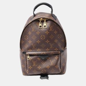 Louis Vuitton Palm Springs PM Monogram Brown Black Coated Canvas Backpack, Backpacks - Luxury Closet catalog