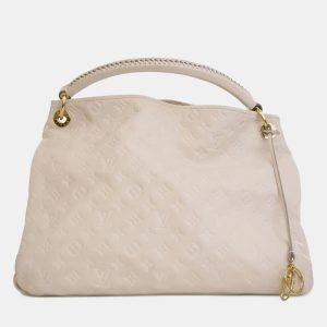 Louis Vuitton White Monogram Empreinte Artsy MM Bag, Shoulder Bags - Luxury Closet catalog