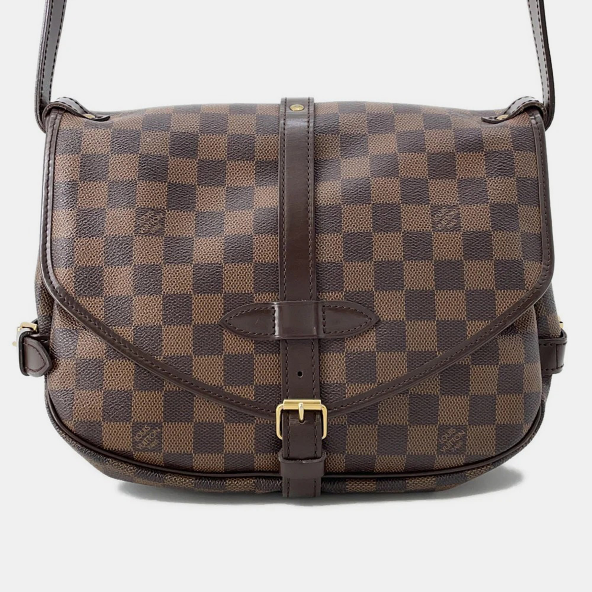 Louis Vuitton Saumur SPO 30 Red Damier Ebene Canvas Bag, Handbags - Luxury Closet catalog