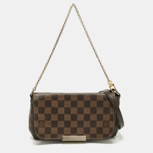 Louis Vuitton Damier Ebene Canvas Favorite PM Bag, Shoulder Bags - Luxury Closet catalog