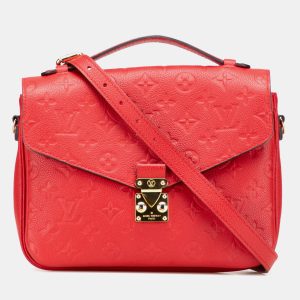 Louis Vuitton Red Monogram Empreinte Pochette Metis, Satchels - Luxury Closet catalog