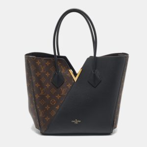 Louis Vuitton Black Monogram Canvas and Leather Kimono Bag, Tote Handbags - Luxury Closet catalog