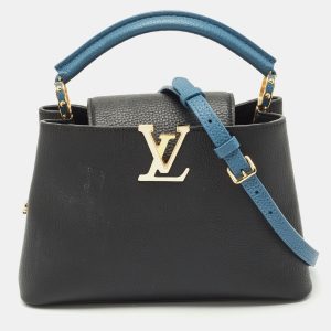 Louis Vuitton Black/Blue Taurillon Leather Capucines BB Bag, Satchels - Luxury Closet catalog