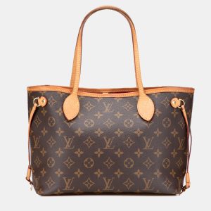 Louis Vuitton Brown Monogram Neverfull PM Bag, Tote Handbags - Luxury Closet catalog