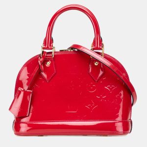 Louis Vuitton Red Monogram Vernis Alma BB Bag, Satchels - Luxury Closet catalog