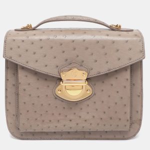 Louis Vuitton Beige Ostrich Mirada Bag, Satchels - Luxury Closet catalog