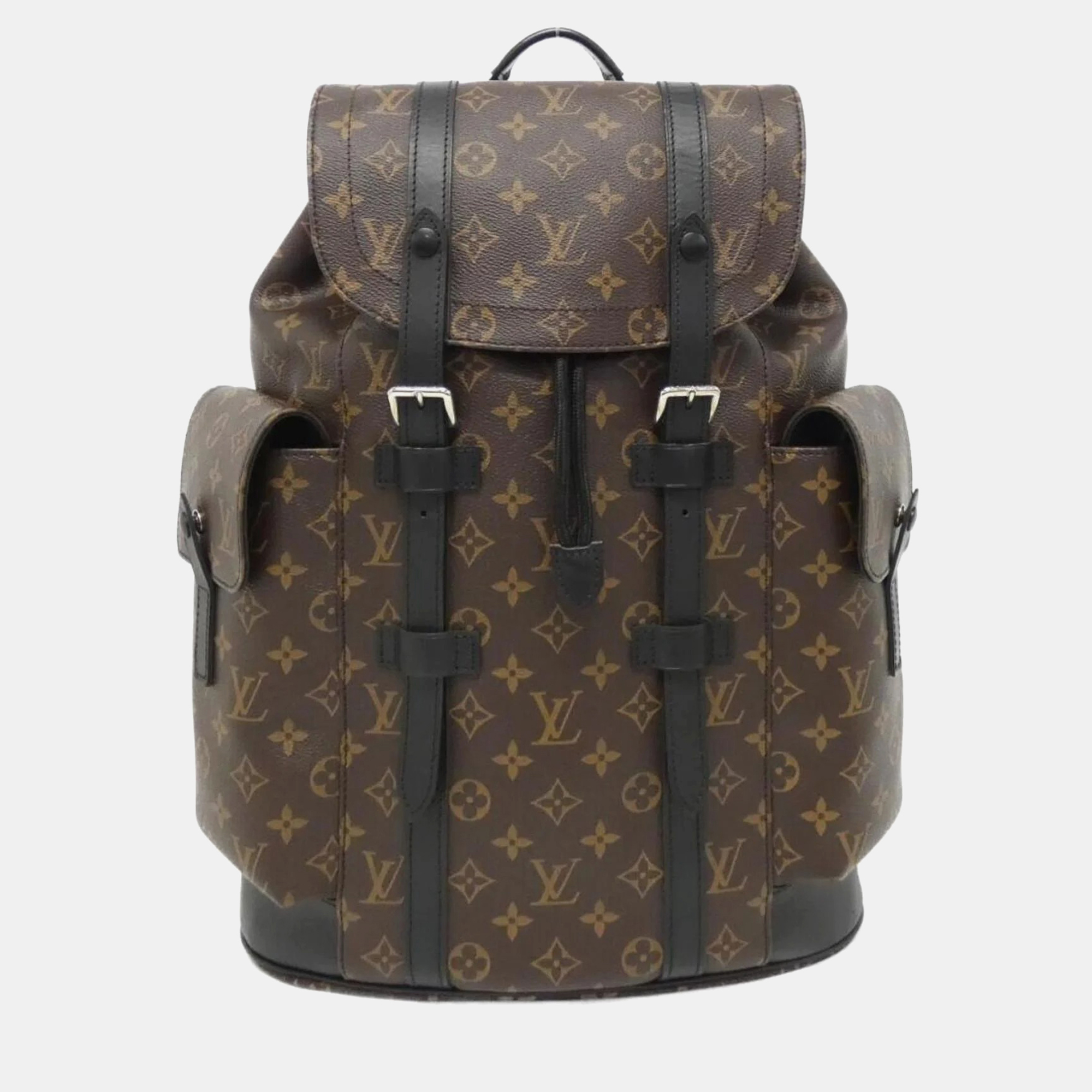 Louis Vuitton Christopher MM Monogram Macassar Coated Canvas Backpack, Backpacks - Luxury Closet catalog