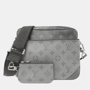 Louis Vuitton Trio Messenger Gris Monogram Eclipse Reverse Coated Canvas Shoulder Bag, Handbags - Luxury Closet catalog