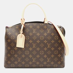 Louis Vuitton Grand Palais MM Brown Monogram Coated Canvas Shoulder Bag, Satchels - Luxury Closet catalog