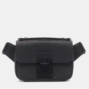 Louis Vuitton S-Lock Black Leather Shoulder Bag, Handbags - Luxury Closet catalog