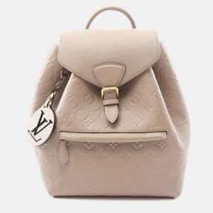 Louis Vuitton Montsouris PM Beige Monogram Empreinte Leather Backpack, Backpacks - Luxury Closet catalog