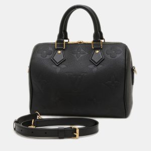 Louis Vuitton Speedy Bandouliere 25 Noir Monogram Empreinte Leather Shoulder Bag, Handbags - Luxury Closet catalog