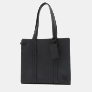 Louis Vuitton Aerogram Take Off Black Leather Tote Bag, Tote Handbags - Luxury Closet catalog